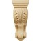 Ekena Millwork 5"W x 7"D x 14"H Large Traditional Acanthus Corbel, Alder CORW05X07X14TAAL - alternate 4